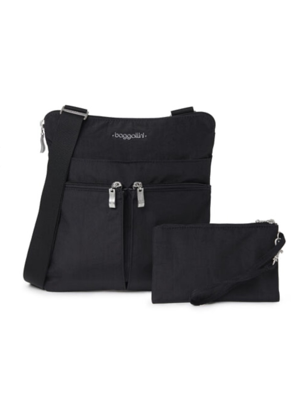 Baggallini horizon black crossbody